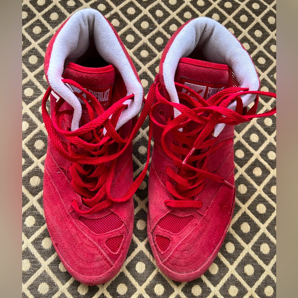 Everlast Red Suede trendy Lace-Up High-Tops